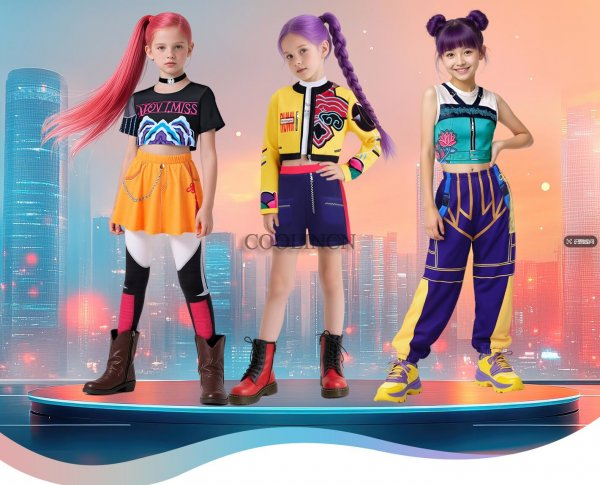 KPop Demon Hunters costume for kids